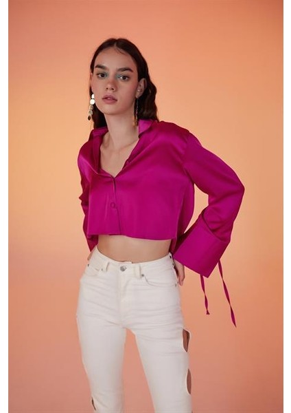 Silky Gömlek Pembe