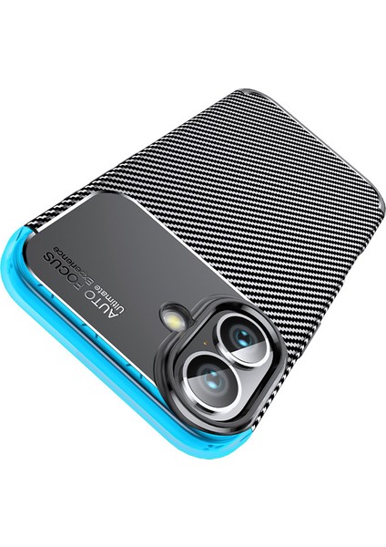 iPhone 16 Plus Uyumlu Negro Silikon Kapak-Siyah