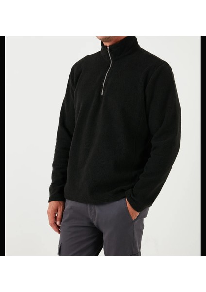 Erkek Fermuarlı Yarım Balıkçı Akrilik Triko Kazak indirimleri