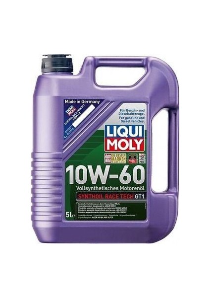 Synthoil Race Tech Gt1 10W-60 Motor Yağı (4 Litre)