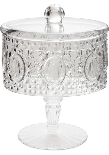 Baroque Rock Cake Mini Şekerlik Şeffaf