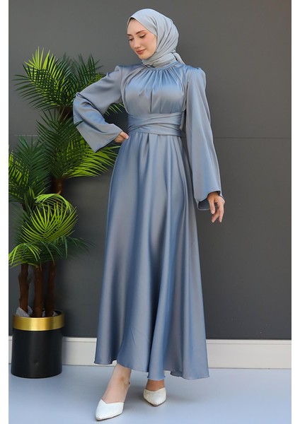 Nazlı Tesettür Elbise Mint fiyatları