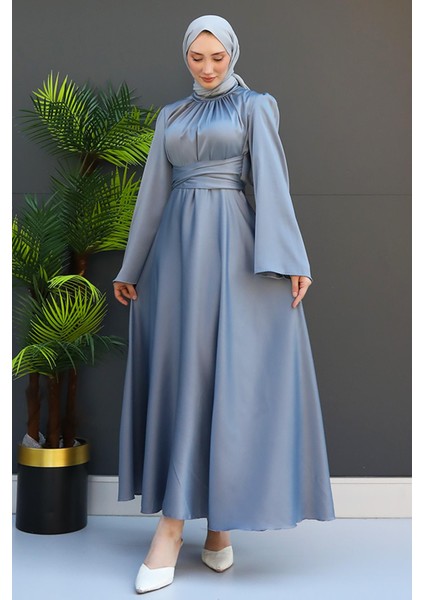 Nazlı Tesettür Elbise Mint fırsatları