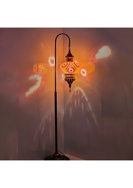 Tekli No 5 Mozaik Lambader, Ayaklı Lamba, Köşe Lambası