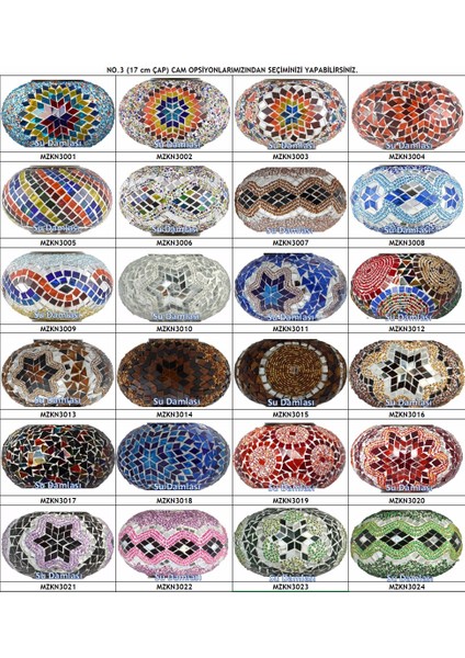 Tekli No 5 Mozaik Lambader, Ayaklı Lamba, Köşe Lambası fiyatları