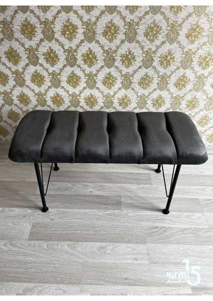 Metal Ayaklı Füme Eco Puf-Bench - Füme Bench modelleri