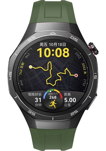 Huawei Watch Gt5 Pro 46 mm ile Uyumlu Kordon Tasarım 22 mm Tokalı Silikon Kayış indirimleri