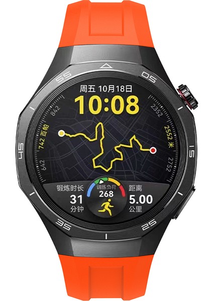 Huawei Watch Gt5 Pro 46 mm ile Uyumlu Orijinal Kordon Tasarım 22 mm Tokalı Silikon Kayış indirimleri