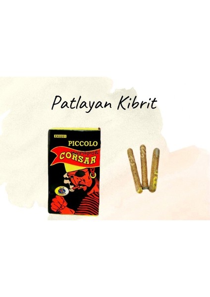 1 Paket 60 Adet Pat Pat Kibrit Nostalji Oyuncaklar