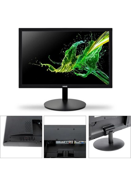 19" Monitör AV-M19A Dahili Hoparlör, Hdmı-Vga 4K Uyumlu