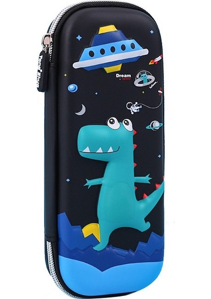 Ilkokul Öğrencilerinin Üç Boyutlu 3D Karikatür Büyük Kapasiteli Çift Katmanlı Kalem Kutusu (Yurt Dışından)