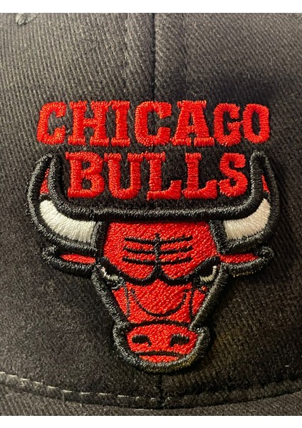 Chicago Bulls Nakışlı Pamuklu Hip Hop Snapback Rapper Basket Cap Şapka indirimleri