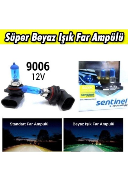 9006 Helojen Beyaz Far Ampülü 2 Adet fiyatları