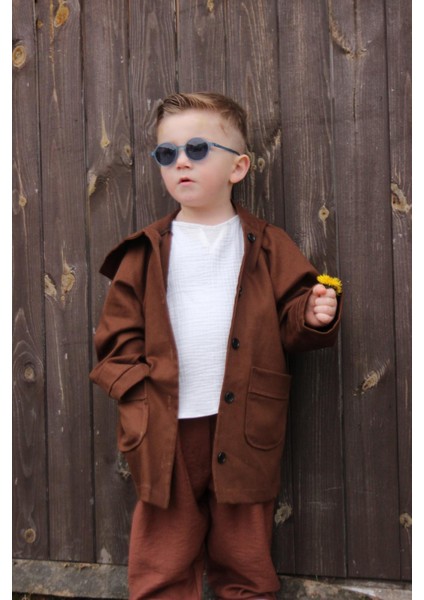 Unisex Çocuk Kapşonlu Trençkot Yağmurluk indirimleri