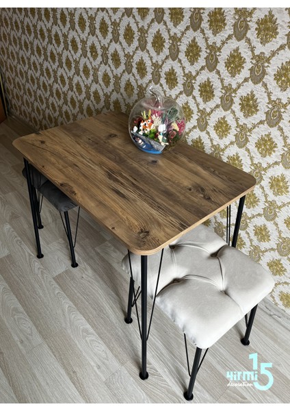 Metal Ayaklı 60X90 Eclipse Masa, Çalışma Masası, Mutfak Masası