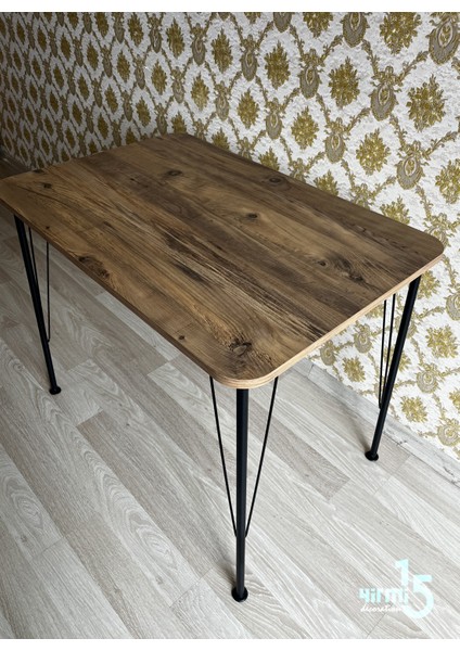 Metal Ayaklı 60X90 Eclipse Masa, Çalışma Masası, Mutfak Masası
