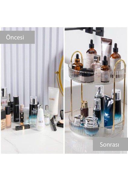 Tekno Trust Makyaj Organizer - Kozmetik - Takı Organizer - Mutfak ve Banyo Düzenleyici - Organizer