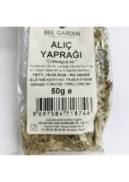 Alıç Yaprağı 50 gr