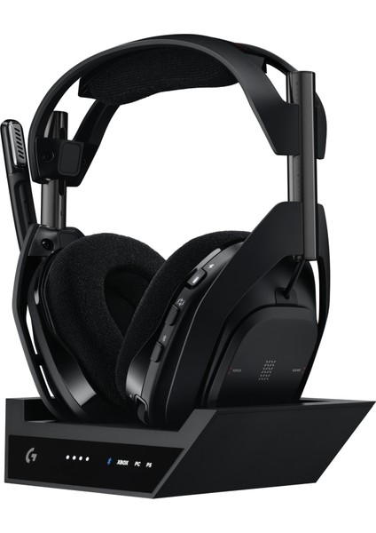 Logitech Astro A50 x Lıghtspeed Ps/pc/mac/xbox Için Baz Istasyonlu Kablosuz Oyuncu Kulaklığı, Siyah