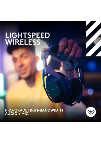 Logitech Astro A50 x Lıghtspeed Ps/pc/mac/xbox Için Baz Istasyonlu Kablosuz Oyuncu Kulaklığı, Siyah