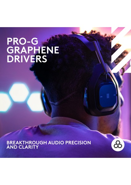Logitech Astro A50 x Lıghtspeed Ps/pc/mac/xbox Için Baz Istasyonlu Kablosuz Oyuncu Kulaklığı, Siyah