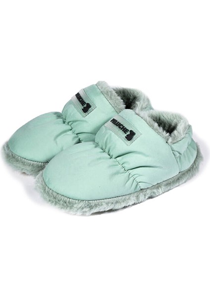 Mint Green Parachute Child Slipper Çocuk Günlük Ev Pandufu Par-Cmt Yeşil