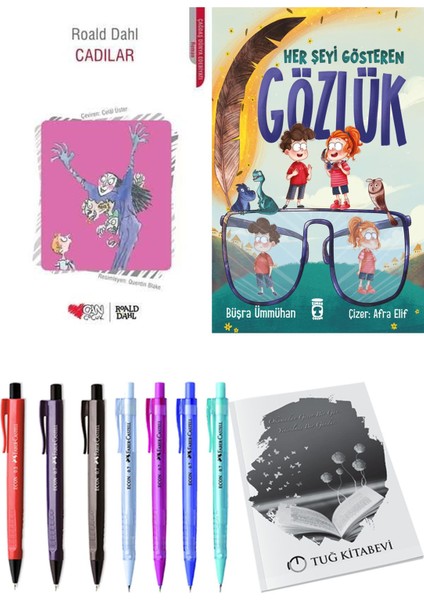 Her Şeyi Gösteren Gözlük ve Cadılar 2li Set