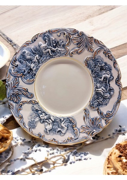Italyan Capodimonte Duvar Tabağı
