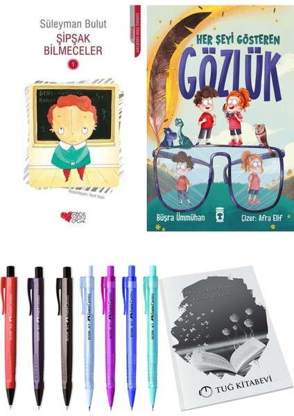 Her Şeyi Gösteren Gözlük ve Şipşak Bilmeceler 1 2li Set