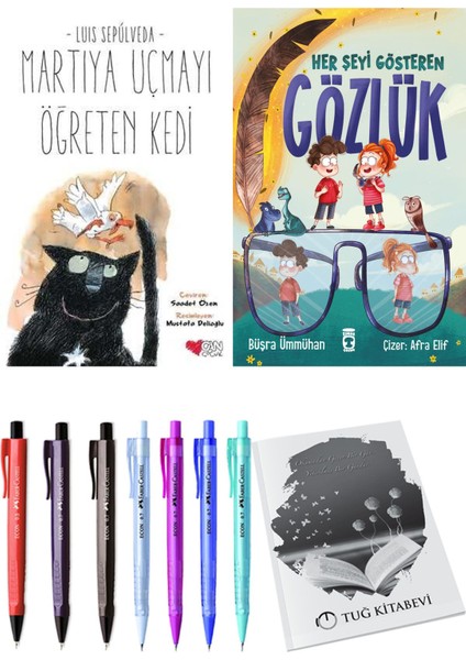 Her Şeyi Gösteren Gözlük ve Martıya Uçmayı Öğreten Kedi 2li Set