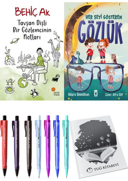 Her Şeyi Gösteren Gözlük ve Tavşan Dişli Bir Gözlemcinin Notları 2li Set