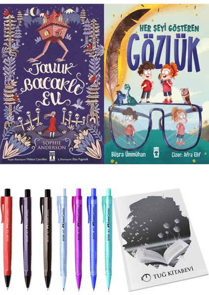 Her Şeyi Gösteren Gözlük ve Tavuk Bacaklı Ev 2li Set