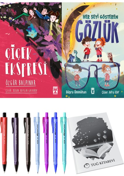 Her Şeyi Gösteren Gözlük ve Çiçek Ekspresi 2li Set