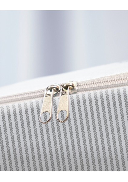 Tekno Trust 5li Küçük Boy Beyaz Gri Çizgili Baza Altı Çoraplık HURÇ30 x 22 x 18 fiyatları