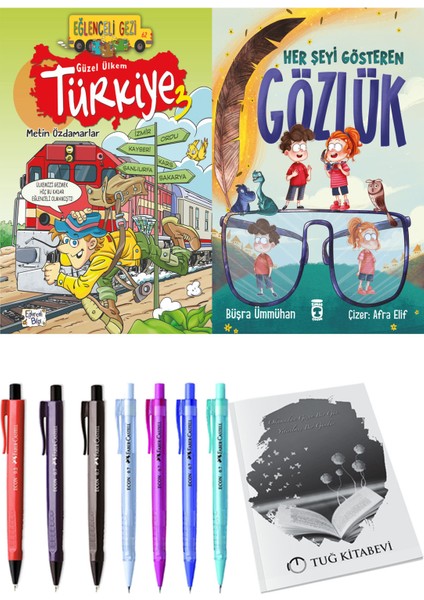 Her Şeyi Gösteren Gözlük ve Güzel Ülkem Türkiye 3 2li Set