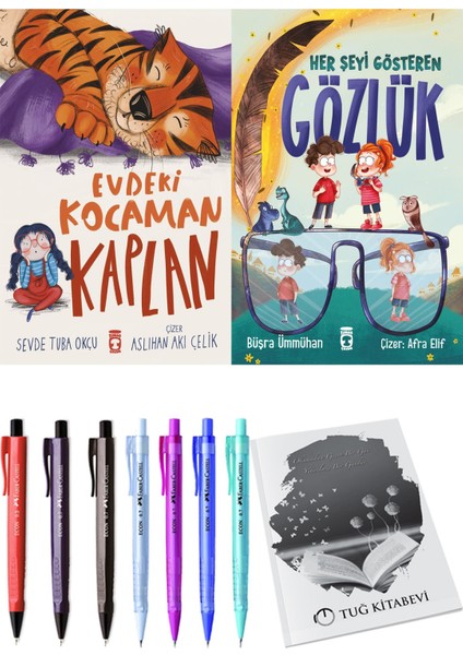 Her Şeyi Gösteren Gözlük ve Evdeki Kocaman Kaplan 2li Set