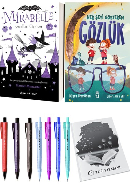 Her Şeyi Gösteren Gözlük ve Mirabelle 2 Kuralları Çiğniyor 2li Set