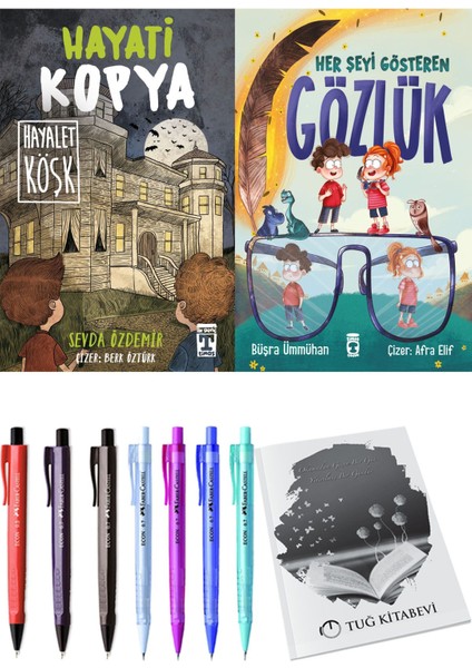 Her Şeyi Gösteren Gözlük ve Hayati Kopya Hayalet Köşk 2li Set