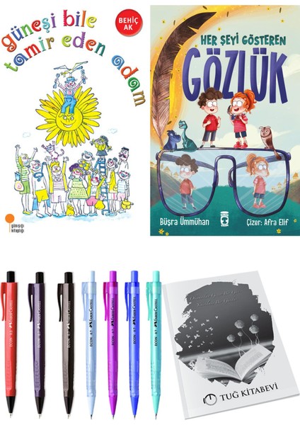 Her Şeyi Gösteren Gözlük ve Güneşi Bile Tamir Eden Adam 2li Set