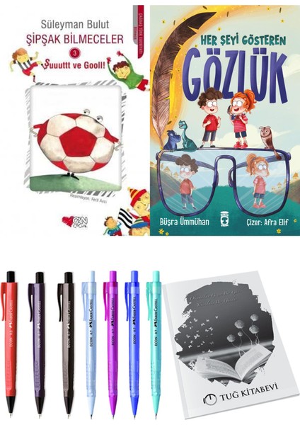 Her Şeyi Gösteren Gözlük ve Şipşak Bilmeceler 3 2li Set