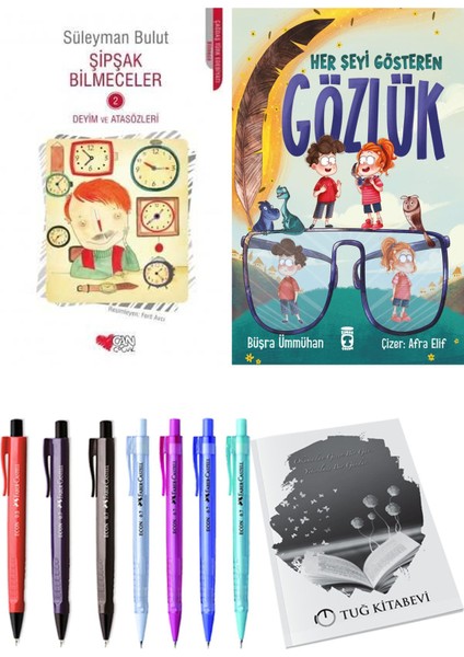 Her Şeyi Gösteren Gözlük ve Şipşak Bilmeceler 2 2li Set