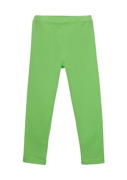 Fıstık Yeşil Basic Kız Çocuk Yazlık Tayt