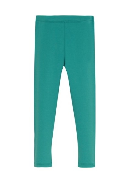 Açık Petrol Basic Kız Çocuk Yazlık Tayt