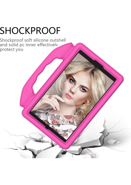 Huawei Matepad T8-Rose Için Kickstand Eva Tablet Kapaklı Darbeye Dayanıklı Başparmak (Yurt Dışından)