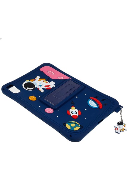 Huawei Matepad 10.4(2020)/(2022)/HONOR V6 Kickstand Tablet Kılıfı Karikatür Evren Uzay Desen Çizilmez Silikon Kapak Için (Yurt Dışından) fırsatları