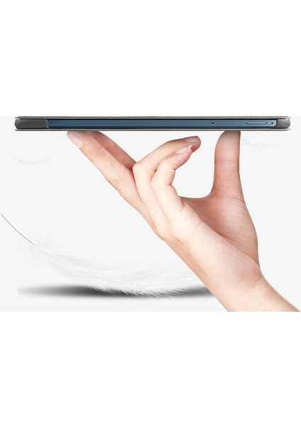 Honor Pad V8 Geyik Desenli Tablet Kılıfı Pu Deri + Pc Standı Kapağı-Gri (Yurt Dışından) fırsatları