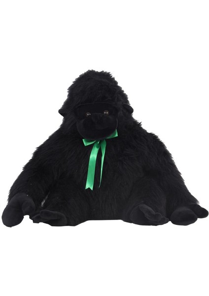 Tüylü Goril Siyah Peluş 75 cm