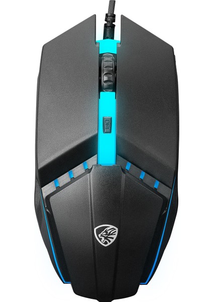 2025 Quin Rgb Zemin Aydınlatmalı USB Q Gaming Klavye + Mouse Set