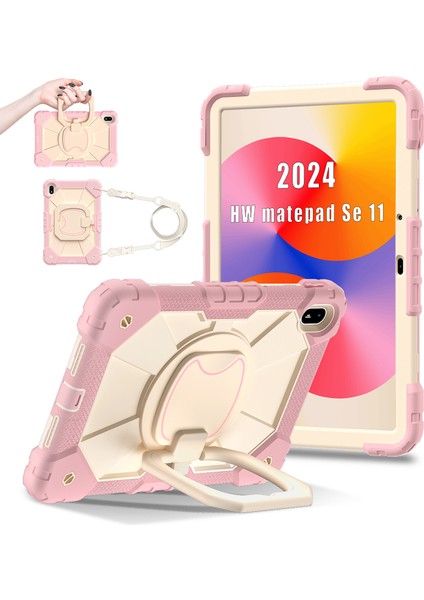 Huawei Matepad Se 11 Için Kickstand Kılıf Silikon + Pc Tablet Kapağı-Gül Altın (Yurt Dışından) fiyatları