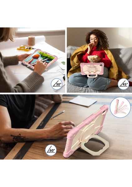 Huawei Matepad Se 11 Için Kickstand Kılıf Silikon + Pc Tablet Kapağı-Gül Altın (Yurt Dışından) indirimleri